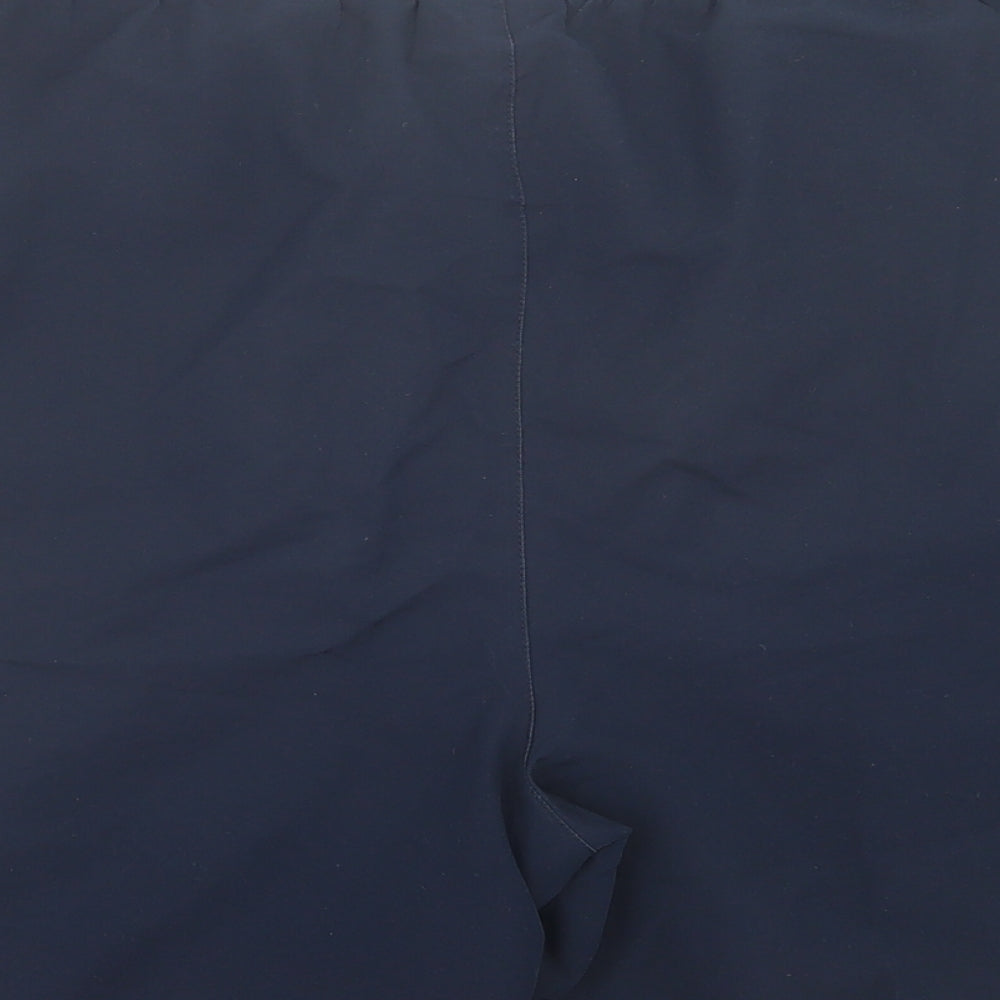 Reebok Mens Blue Polyester Sweat Shorts Size M L7 in Regular