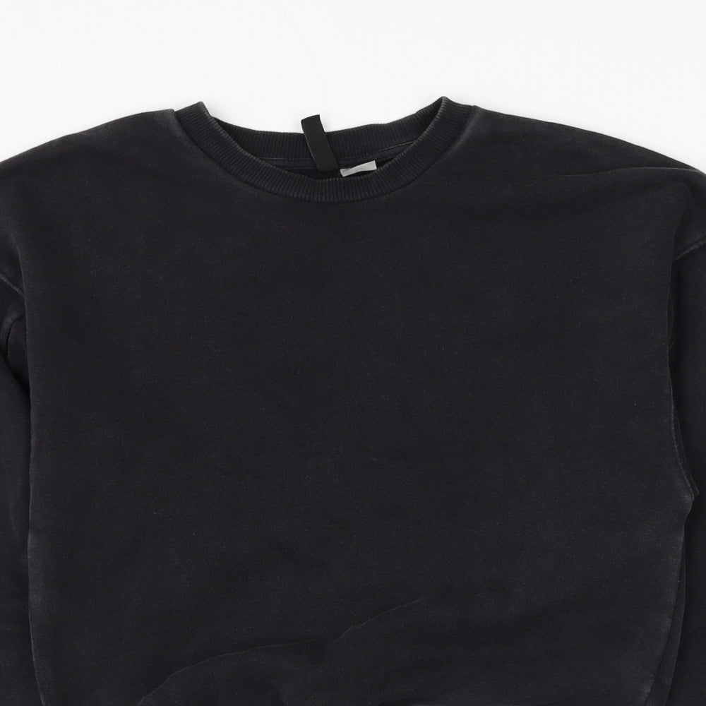 Divided by H&M Womens Grey Cotton Pullover Sweatshirt Size XS Pullover