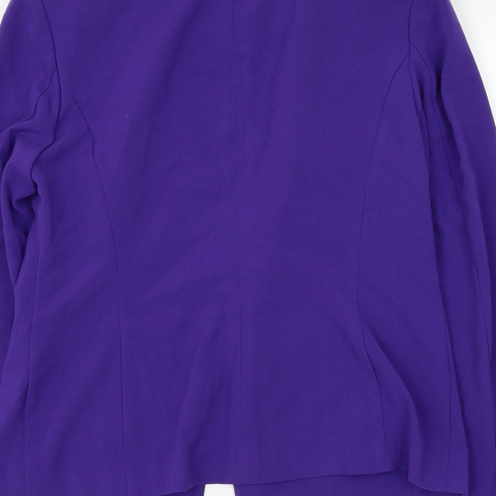 Marks and Spencer Womens Purple Jacket Blazer Size 12