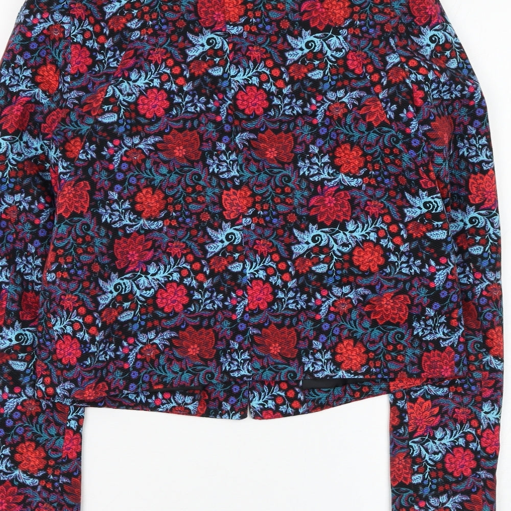 Atmosphere Womens Multicoloured Floral Jacket Blazer Size 10