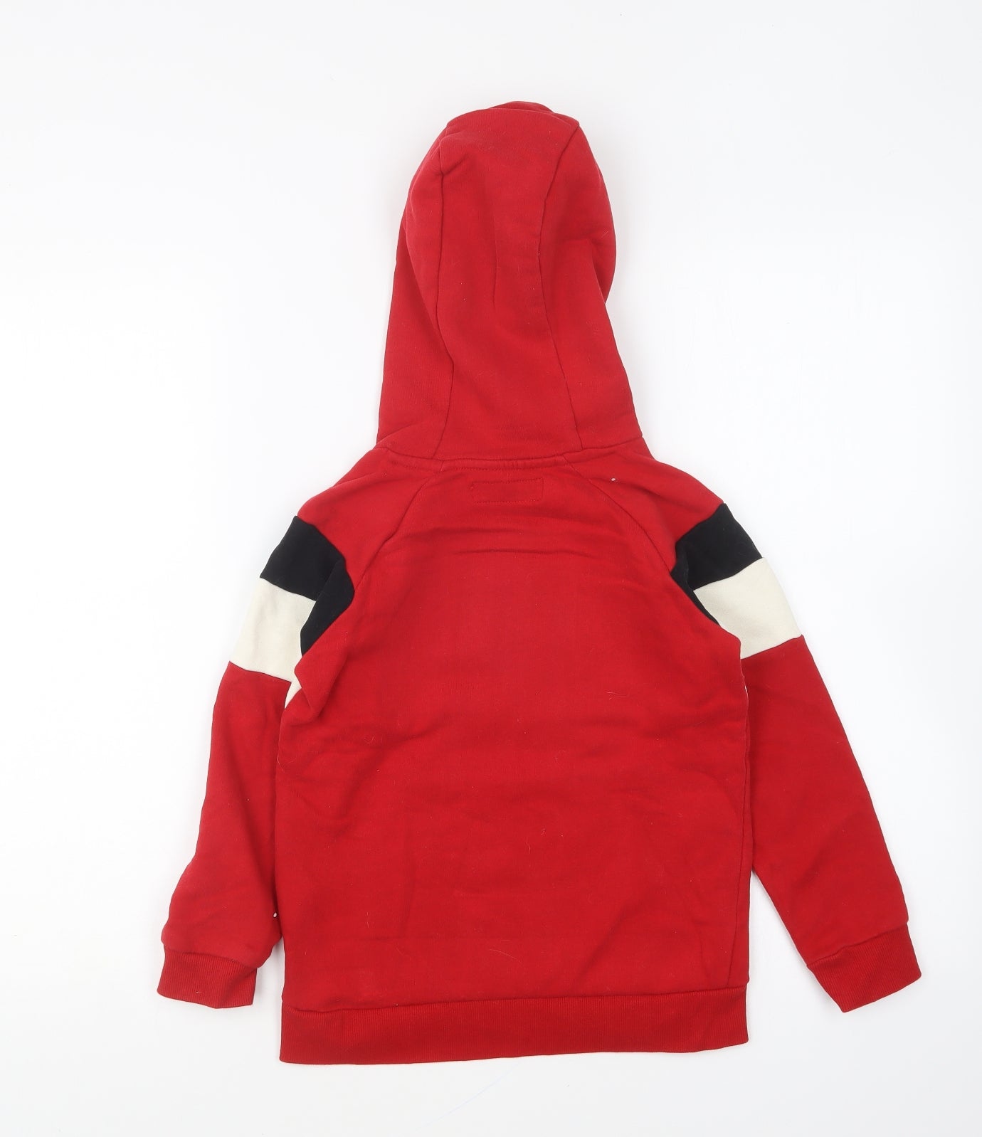 NEXT Boys Red Cotton Pullover Hoodie Size 7 Years Pullover - UNLTD