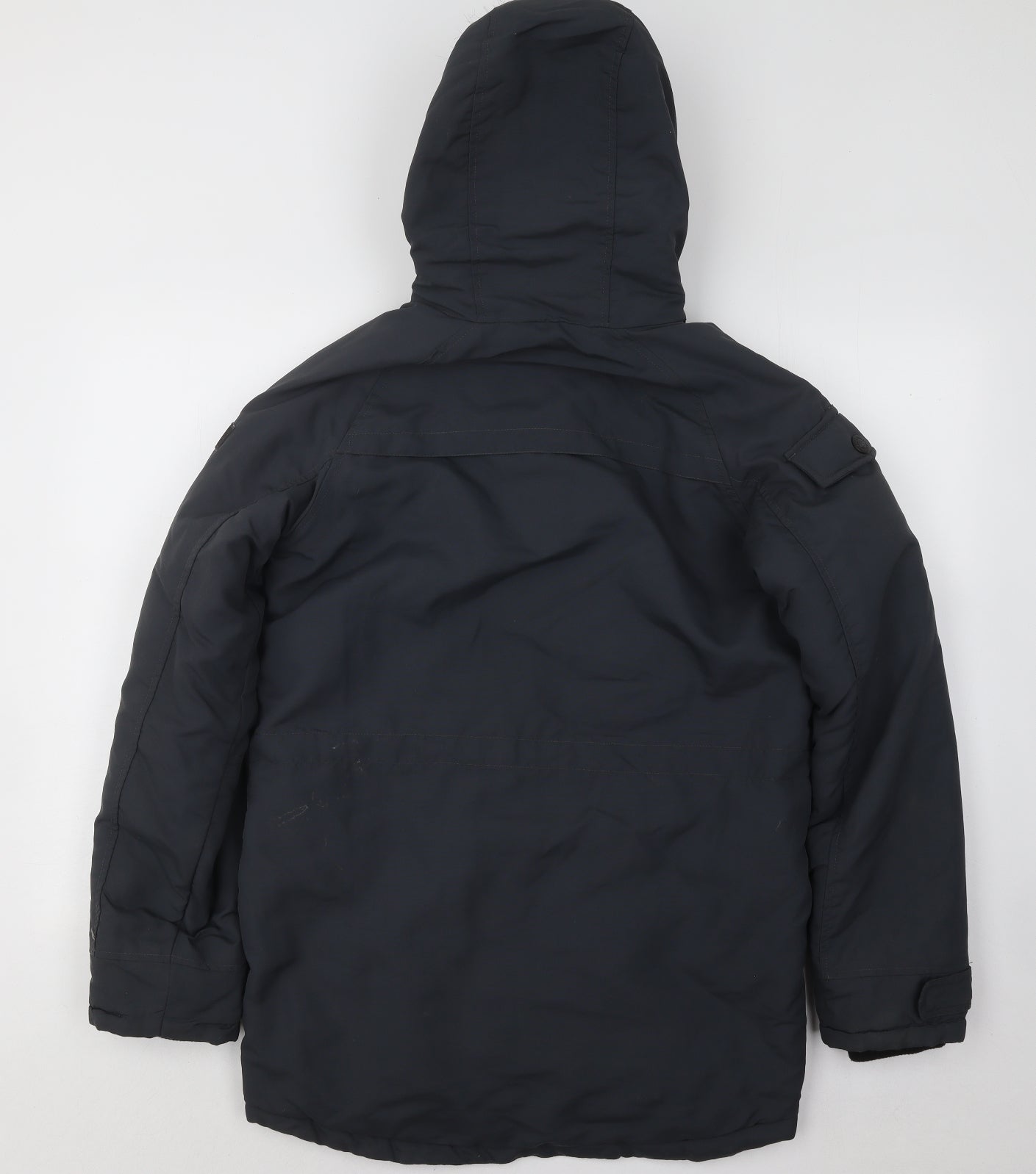 NEXT Boys Grey Parka Coat Size 13 Years Zip