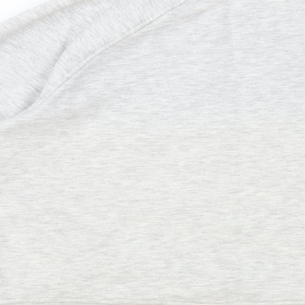 Marks and Spencer Womens Grey Cotton Pullover Sweatshirt Size 14 Pullover