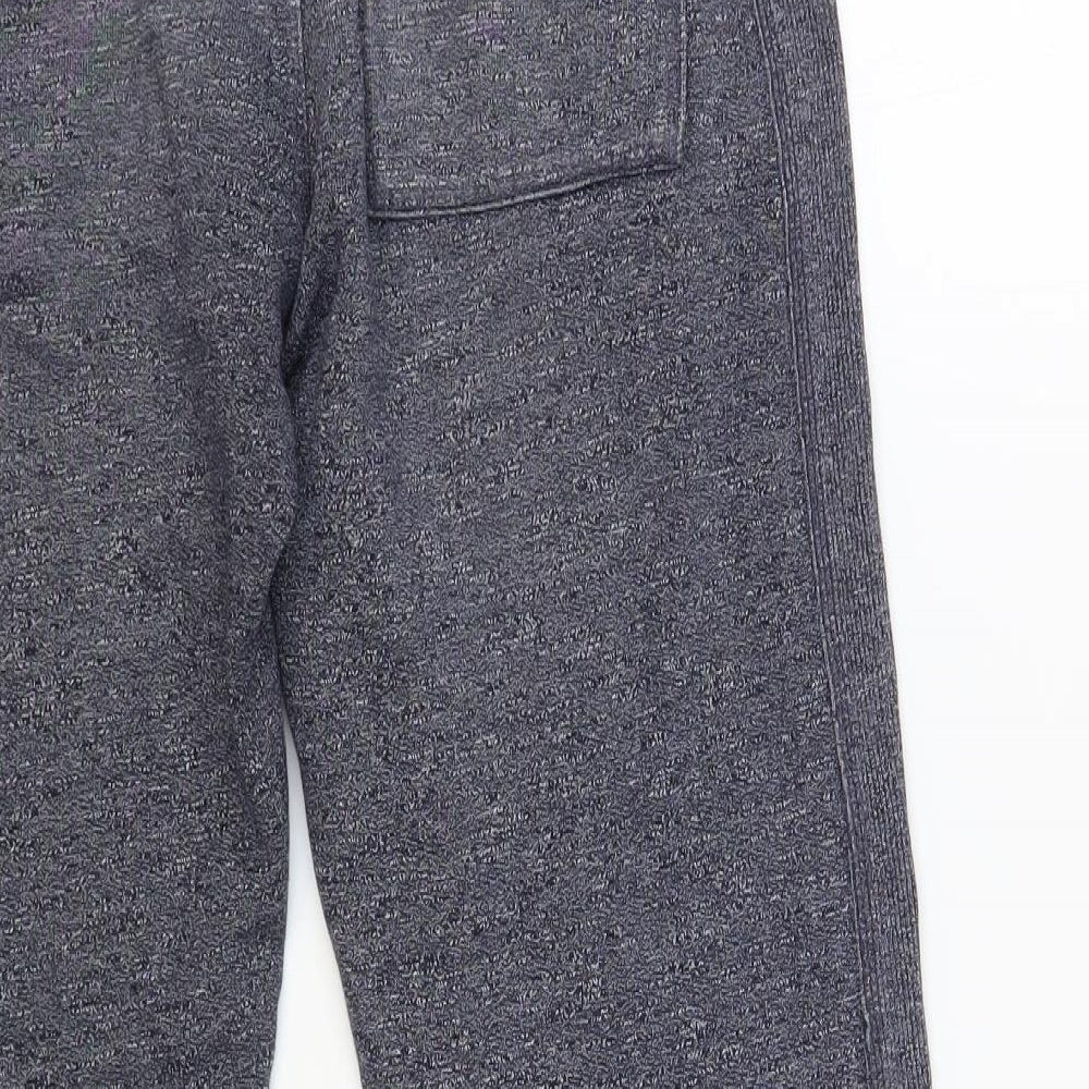 Superdry Mens Blue Cotton Jogger Trousers Size S L28 in Regular Drawstring