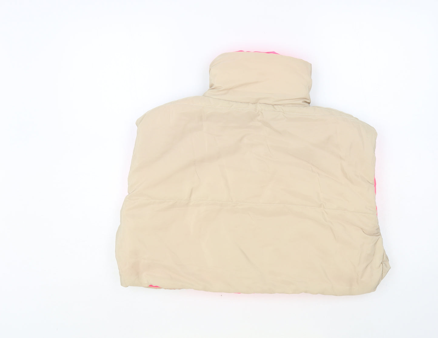 Rising Womens Beige Gilet Coat Size L Zip