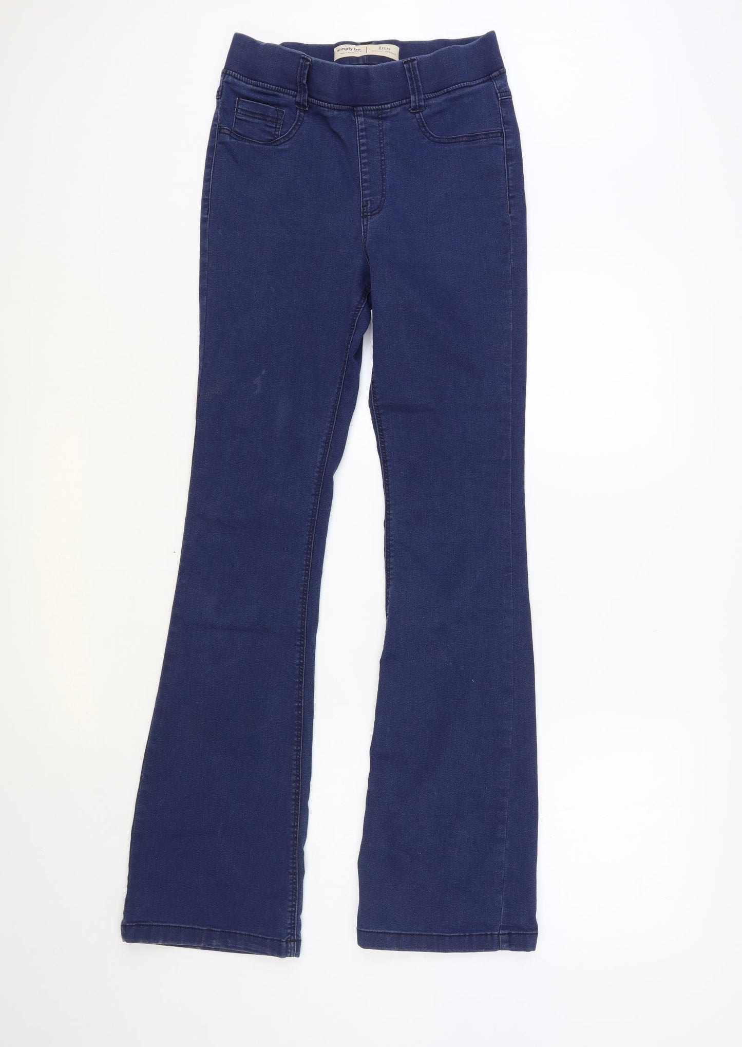 Simply Be Womens Blue Cotton Jegging Jeans Size 10 L32 in Regular