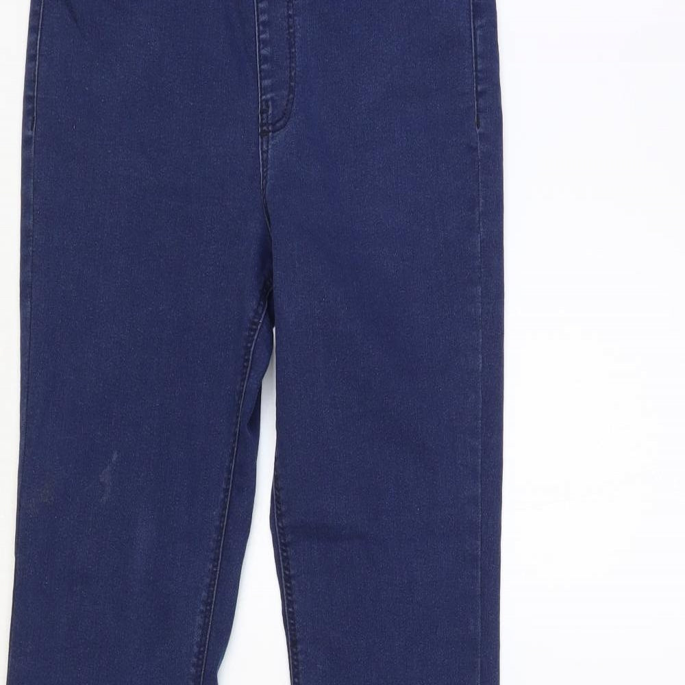 Simply Be Womens Blue Cotton Jegging Jeans Size 10 L32 in Regular