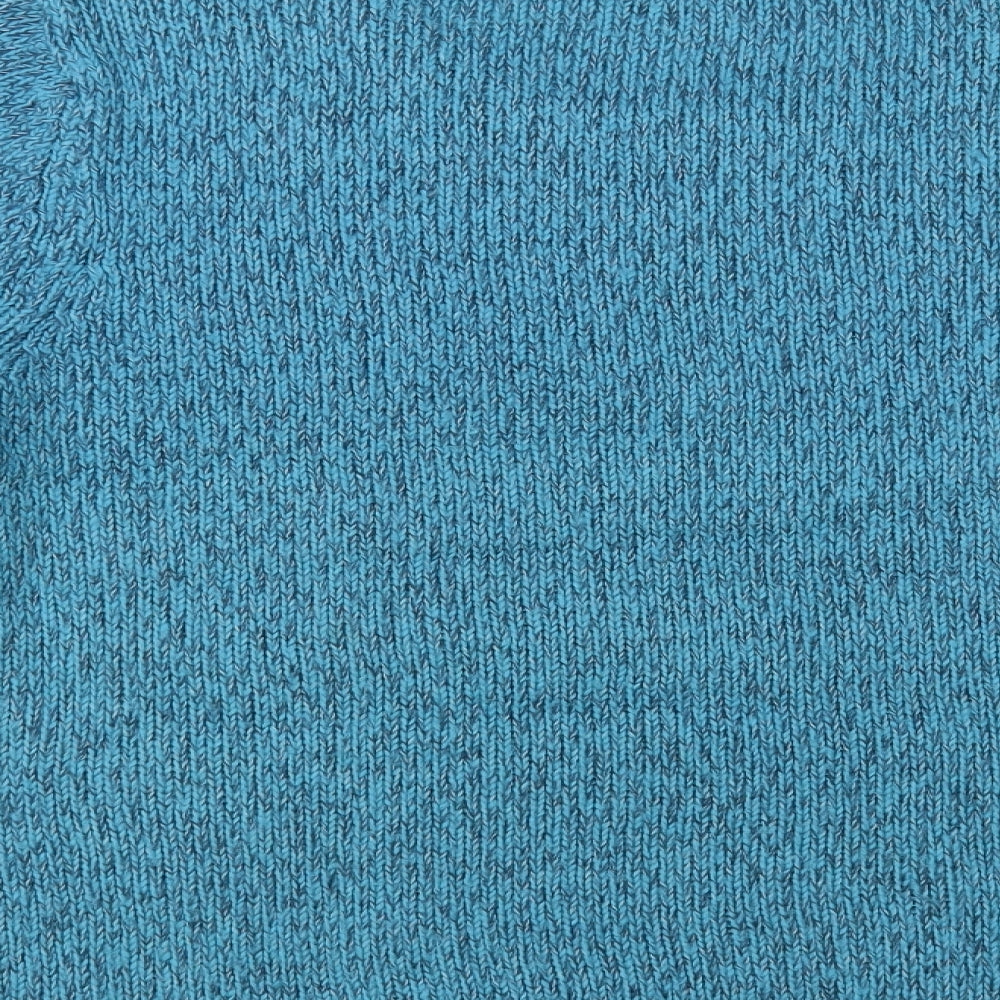 Marks and Spencer Womens Blue Round Neck Acrylic Pullover Jumper Size 20
