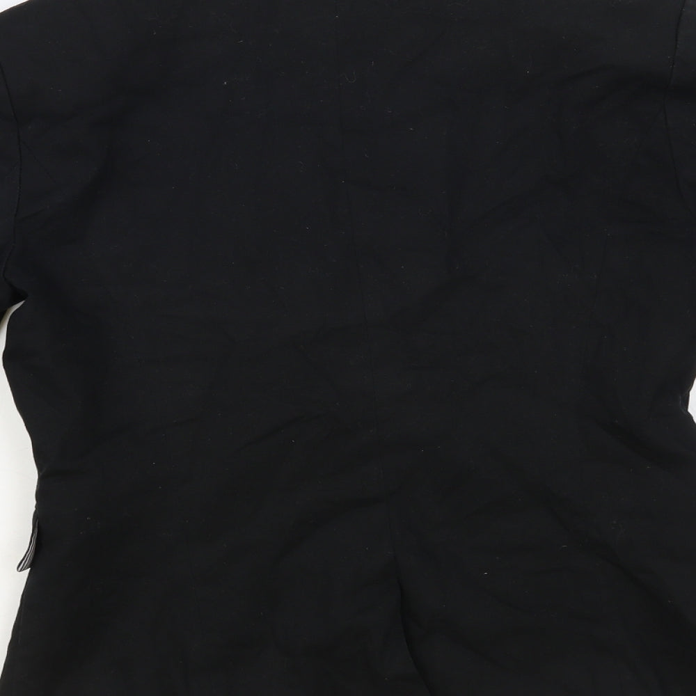 VILA Womens Black Jacket Blazer Size M Button