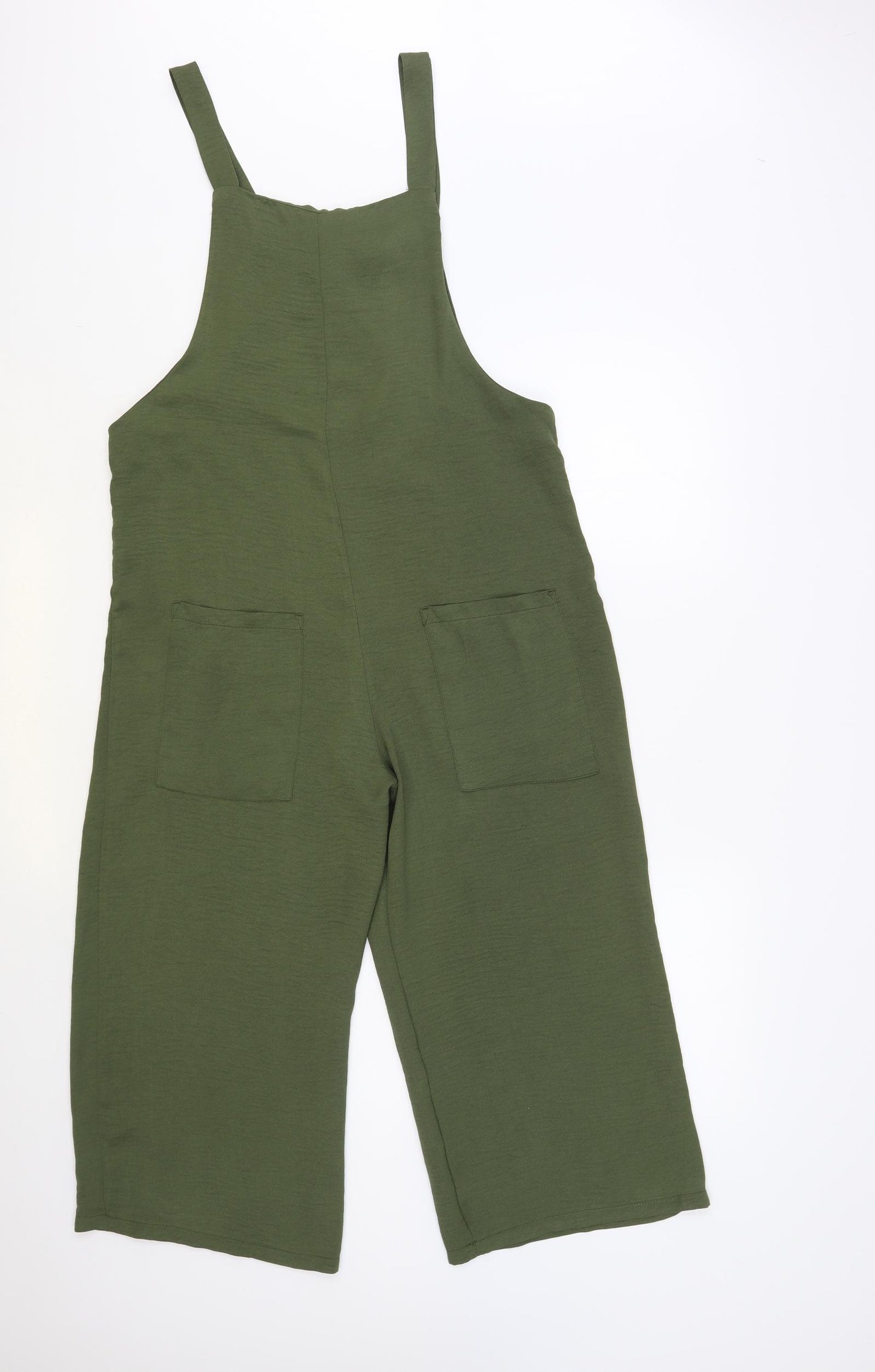 New Look Womens Green Polyester Jumpsuit One-Piece Size 10 L23 in Pullover