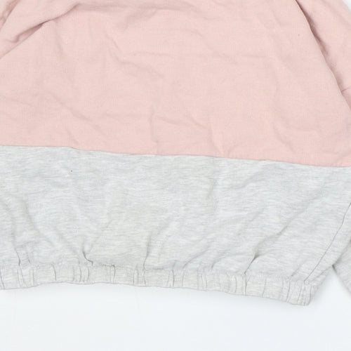 Pep&Co Girls Pink Camouflage Cotton Pullover Sweatshirt Size 11-12 Years Pullover - Do What You Love
