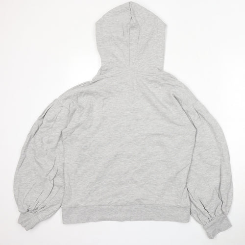 NEXT Womens Grey Cotton Pullover Hoodie Size M