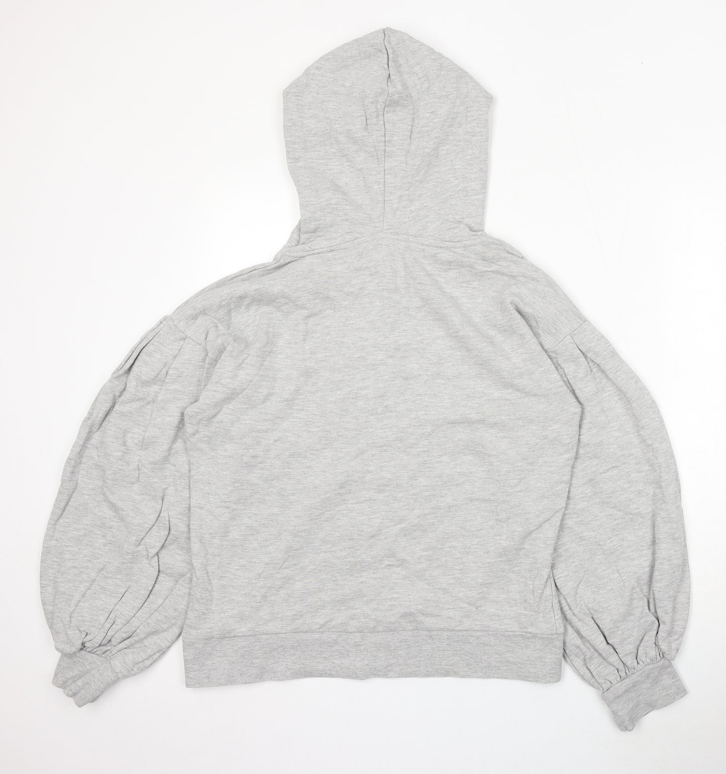 NEXT Womens Grey Cotton Pullover Hoodie Size M