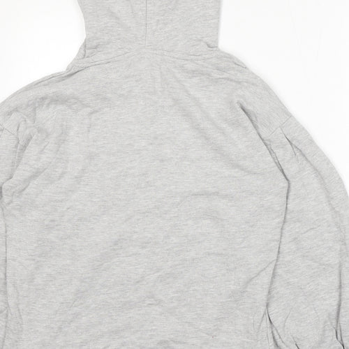 NEXT Womens Grey Cotton Pullover Hoodie Size M