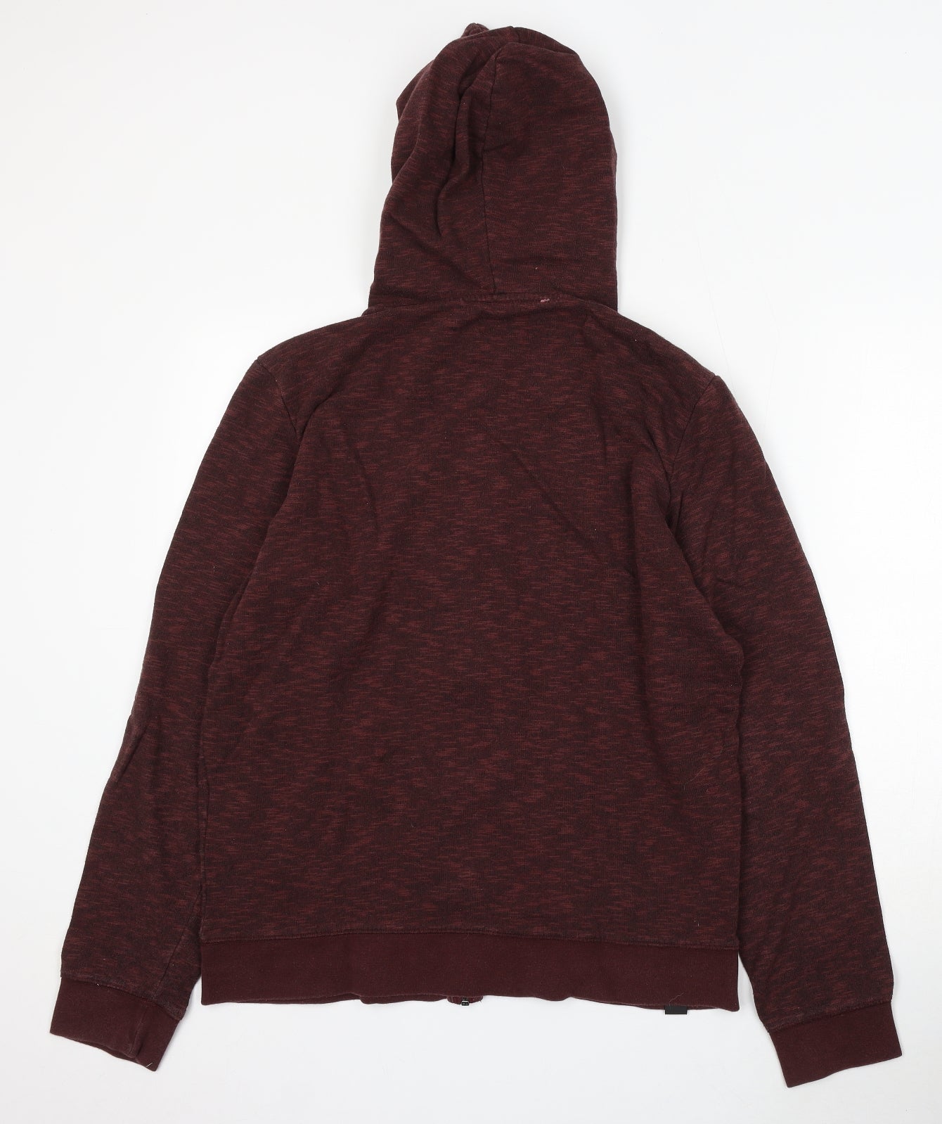 NEXT Mens Red Cotton Full Zip Hoodie Size M