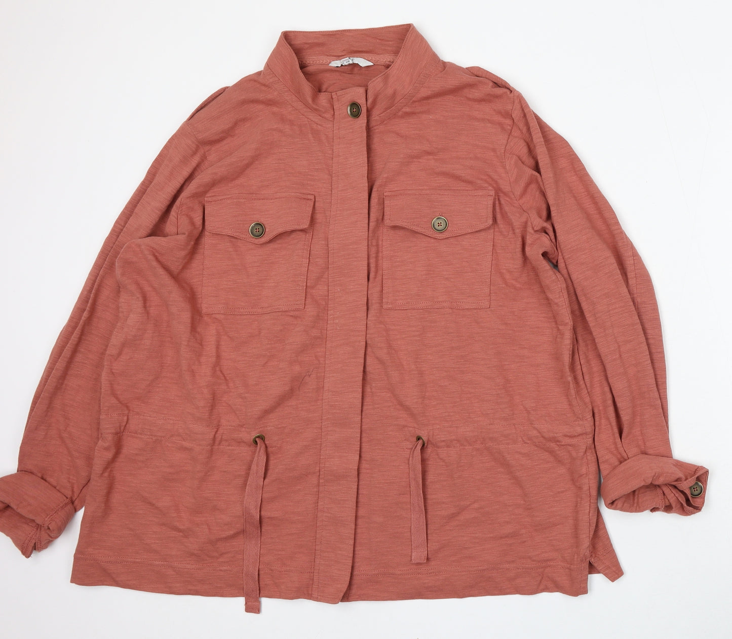NEXT Womens Pink Jacket Size 22 Zip