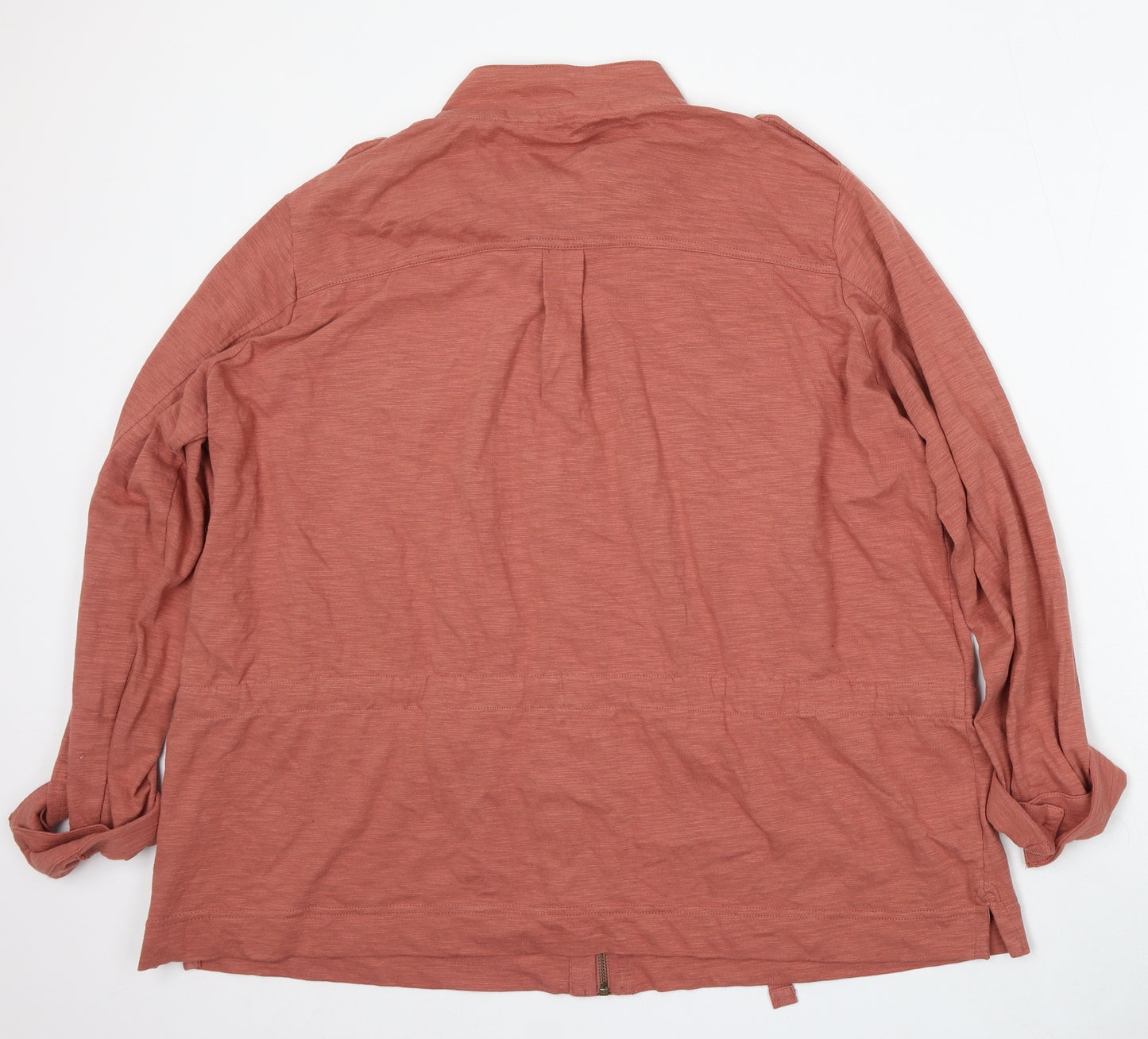 NEXT Womens Pink Jacket Size 22 Zip