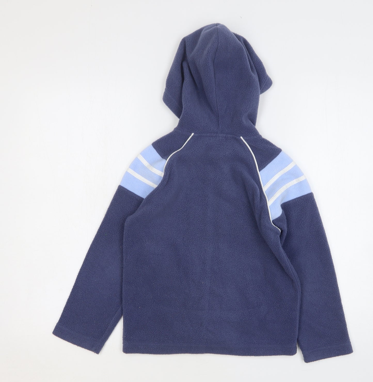 Ladybird Boys Blue Polyester Full Zip Hoodie Size 7-8 Years Zip