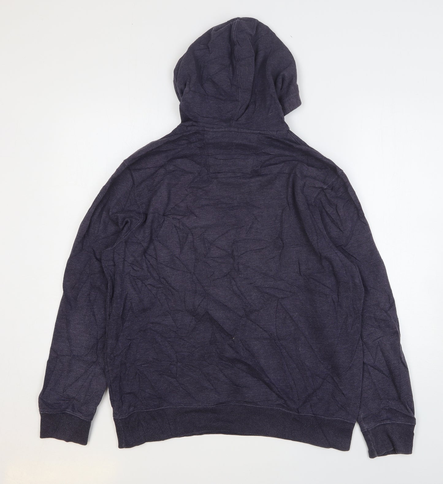 George Mens Blue Polyester Pullover Hoodie Size M - Campervan