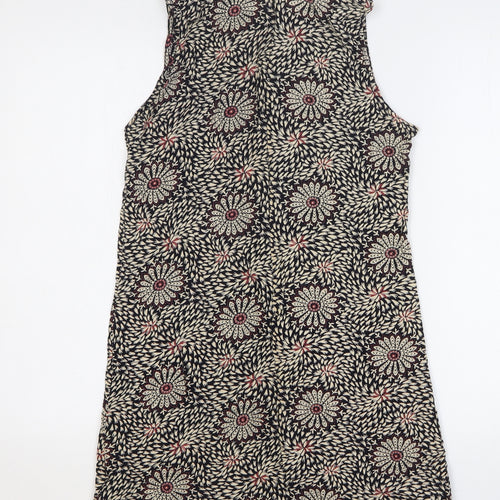 Glamourous Womens Multicoloured Floral Viscose Basic Blouse Size 12 Collared