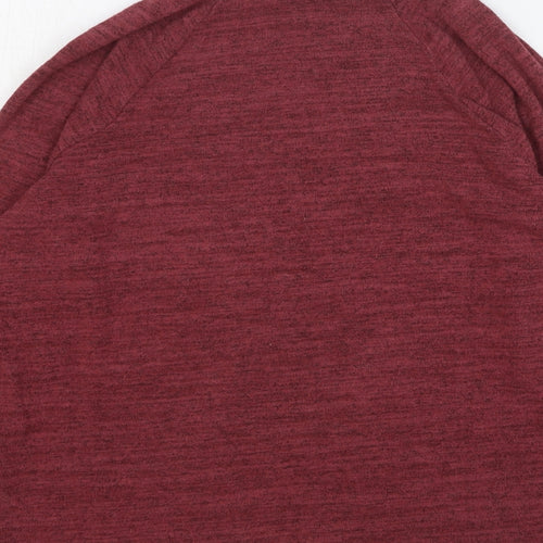 NEXT Womens Red Roll Neck Viscose Pullover Jumper Size 10