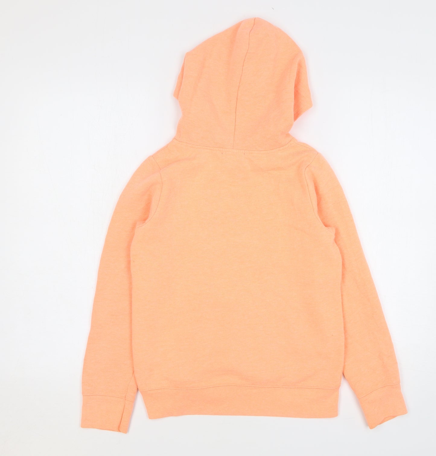 Gap Girls Orange Cotton Pullover Hoodie Size 12 Years Pullover