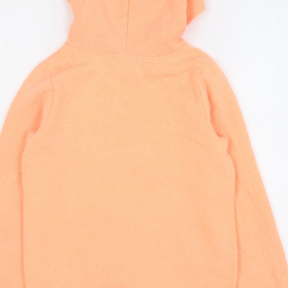 Gap Girls Orange Cotton Pullover Hoodie Size 12 Years Pullover