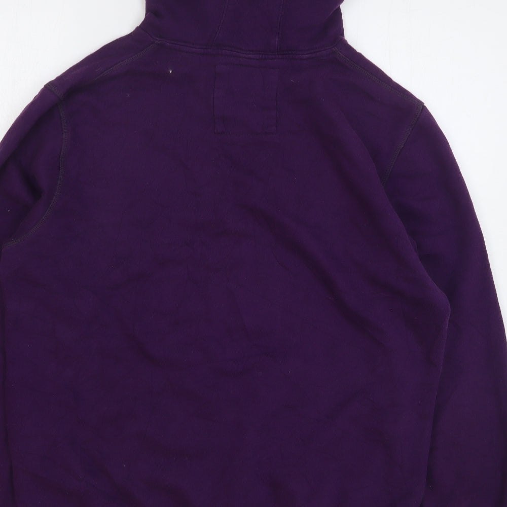 H&M Mens Purple Cotton Pullover Hoodie Size L