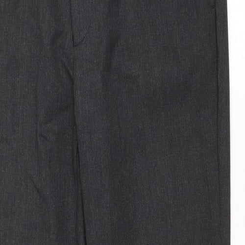Primark Womens Grey Polyester Trousers Size 34 L29.5 in Regular Zip