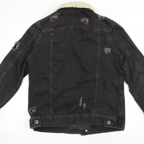 Condemned Nation Womens Grey Jacket Size S Button