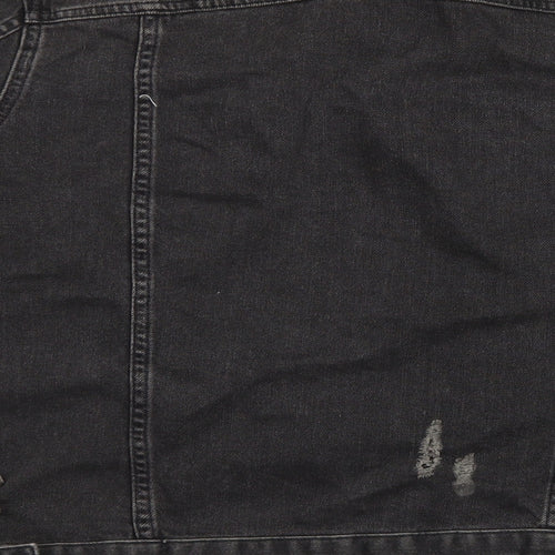 Condemned Nation Womens Grey Jacket Size S Button