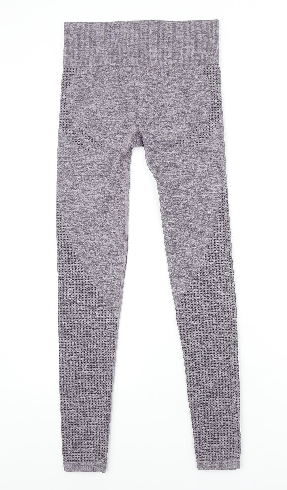 Dunnes Stores Womens Purple Polyester Compression Leggings Size XS L26 in Regular - Elasticated waist