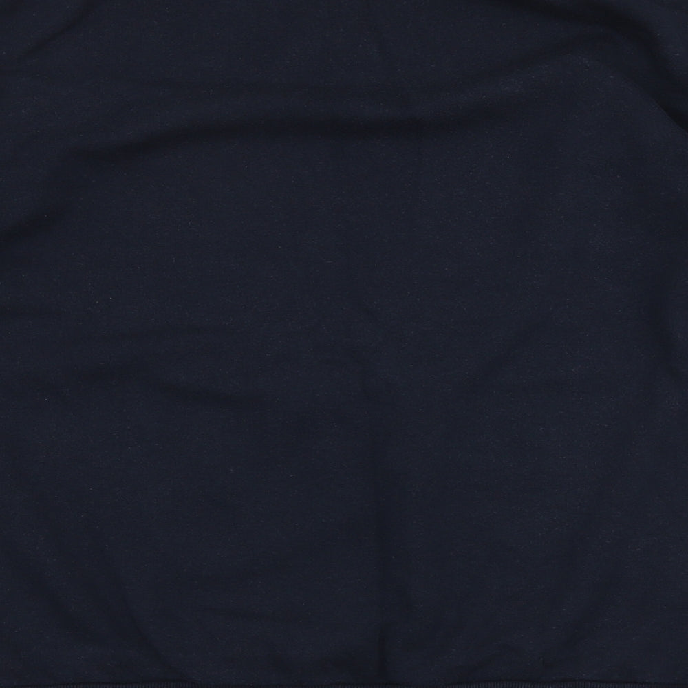 George Mens Blue Cotton Pullover Sweatshirt Size L - Colourblock
