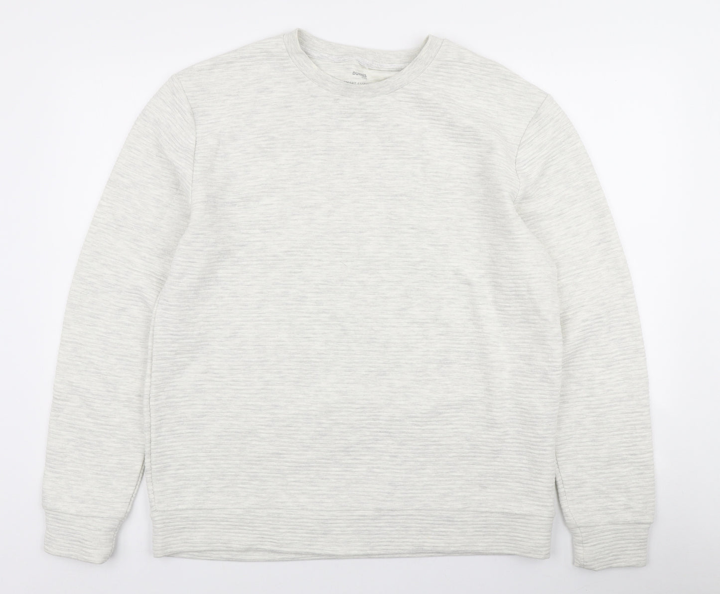 Dunnes Stores Mens Grey Cotton Pullover Sweatshirt Size L