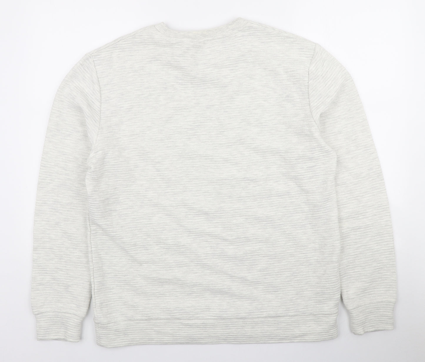Dunnes Stores Mens Grey Cotton Pullover Sweatshirt Size L