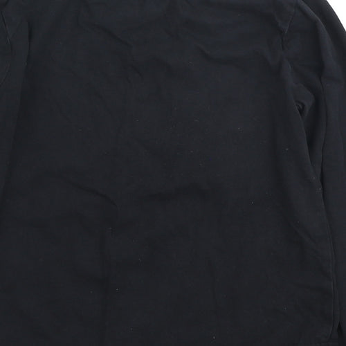 I love Girlswear Girls Black Cotton Basic Casual Size 8 Years Round Neck - Sequin detail