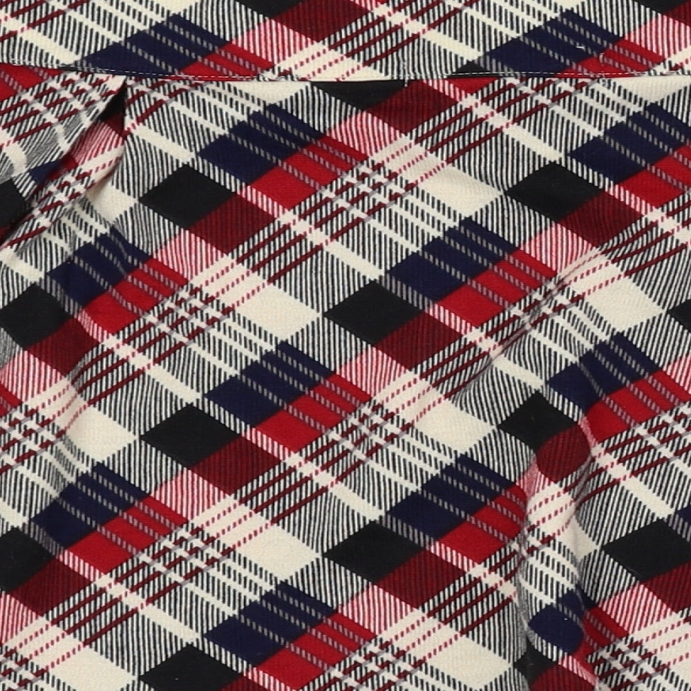 Atmosphere Womens Multicoloured Plaid Polyester Mini Skirt Size 12 Zip