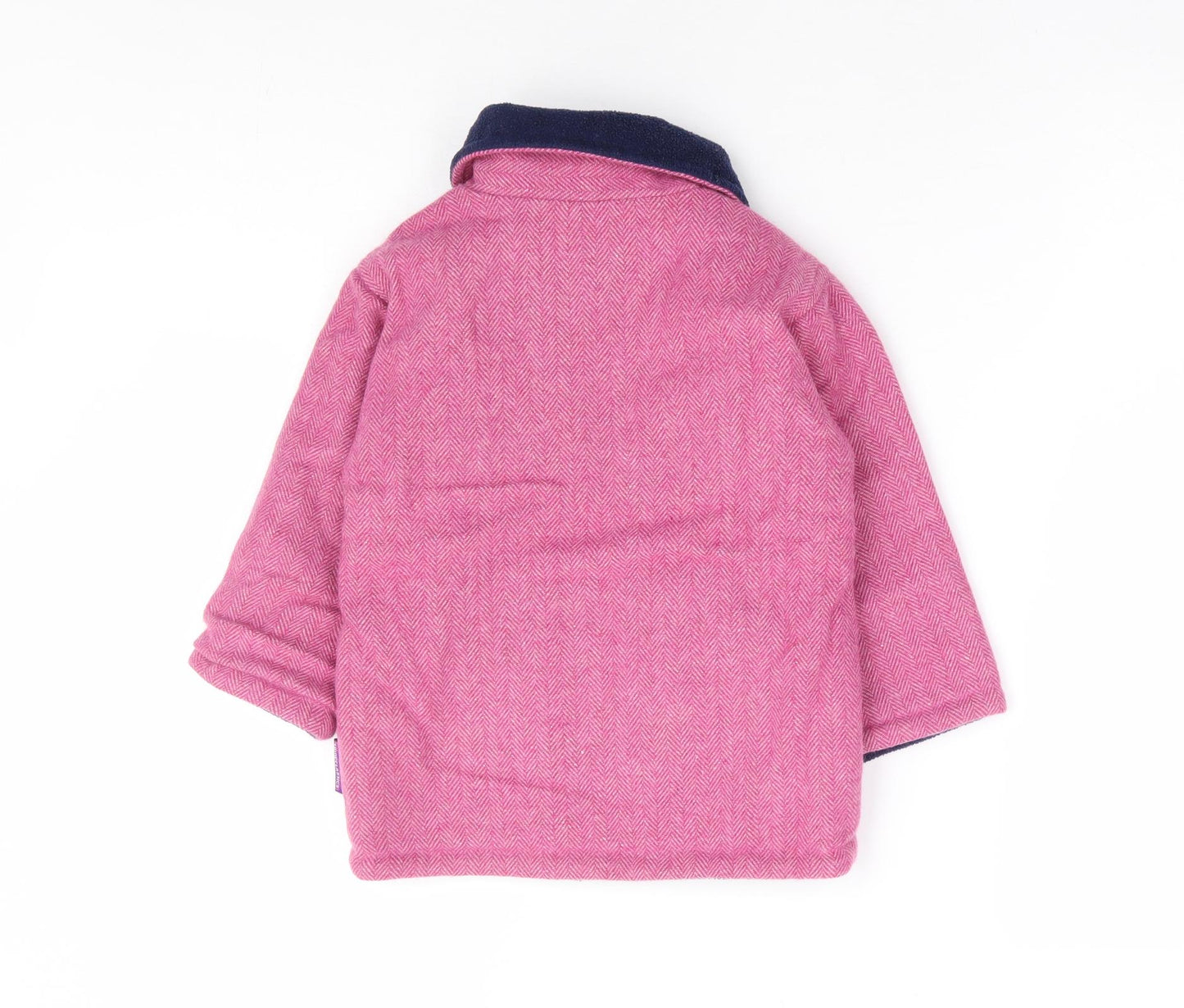 Shire Classic Girls Pink Jacket Size S Zip - Fleece Lined