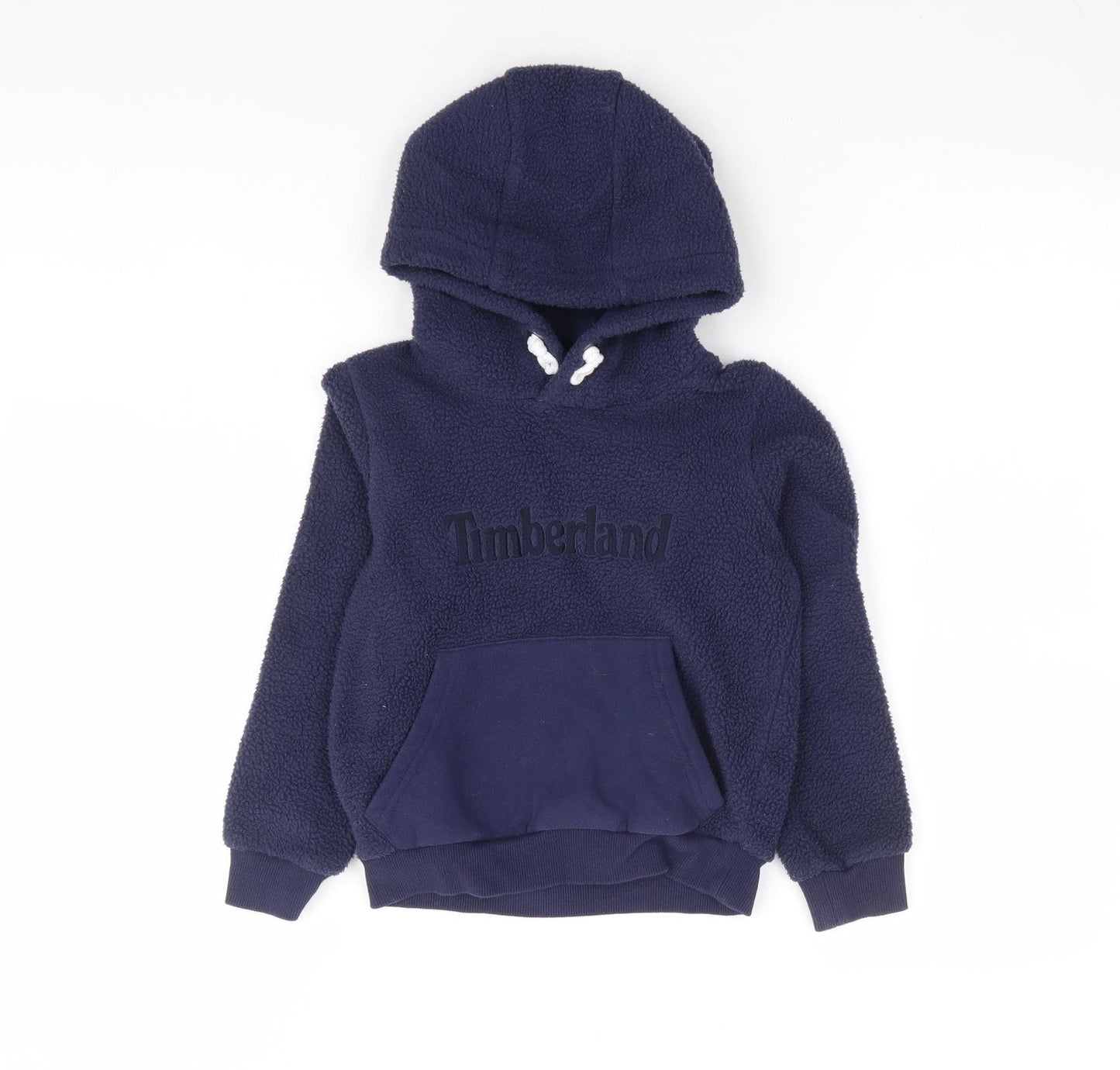 Timbaland Boys Blue Polyester Pullover Hoodie Size 6 Years Pullover