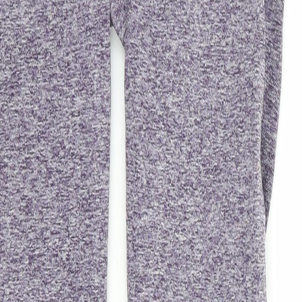 Gymshark Womens Purple Polyamide Compression Leggings Size XS L26 in Regular Pullover