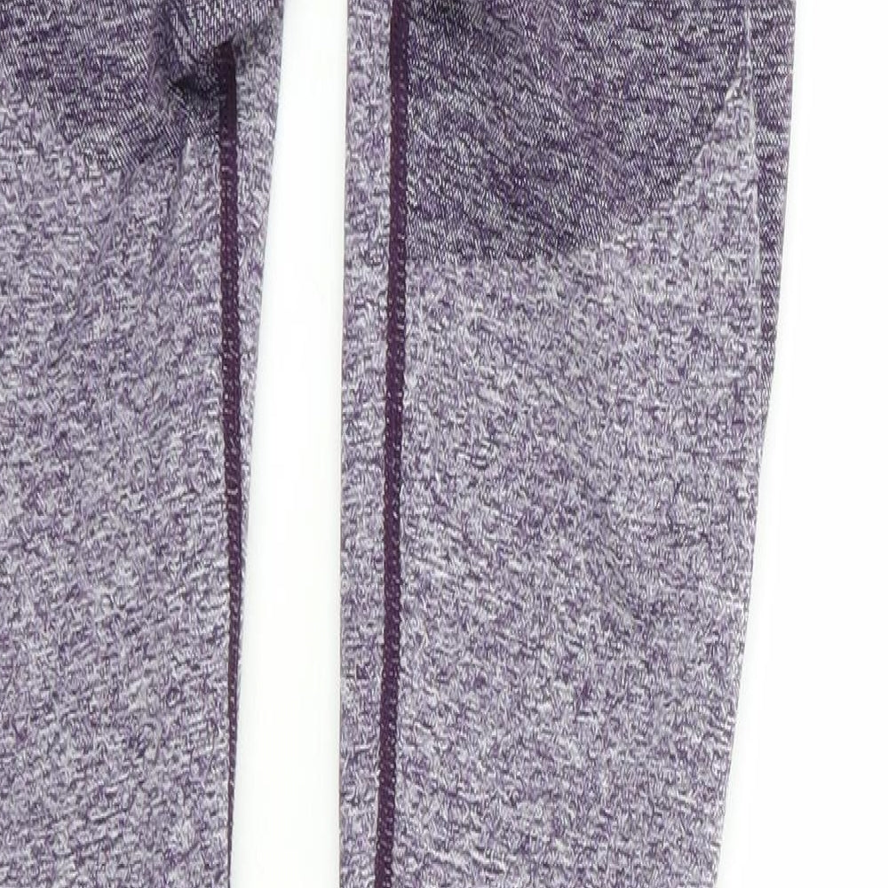 Gymshark Womens Purple Polyamide Compression Leggings Size XS L26 in Regular Pullover