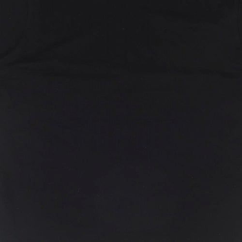Primark Womens Black 100% Cotton Basic T-Shirt Size 6 Round Neck - Ciao