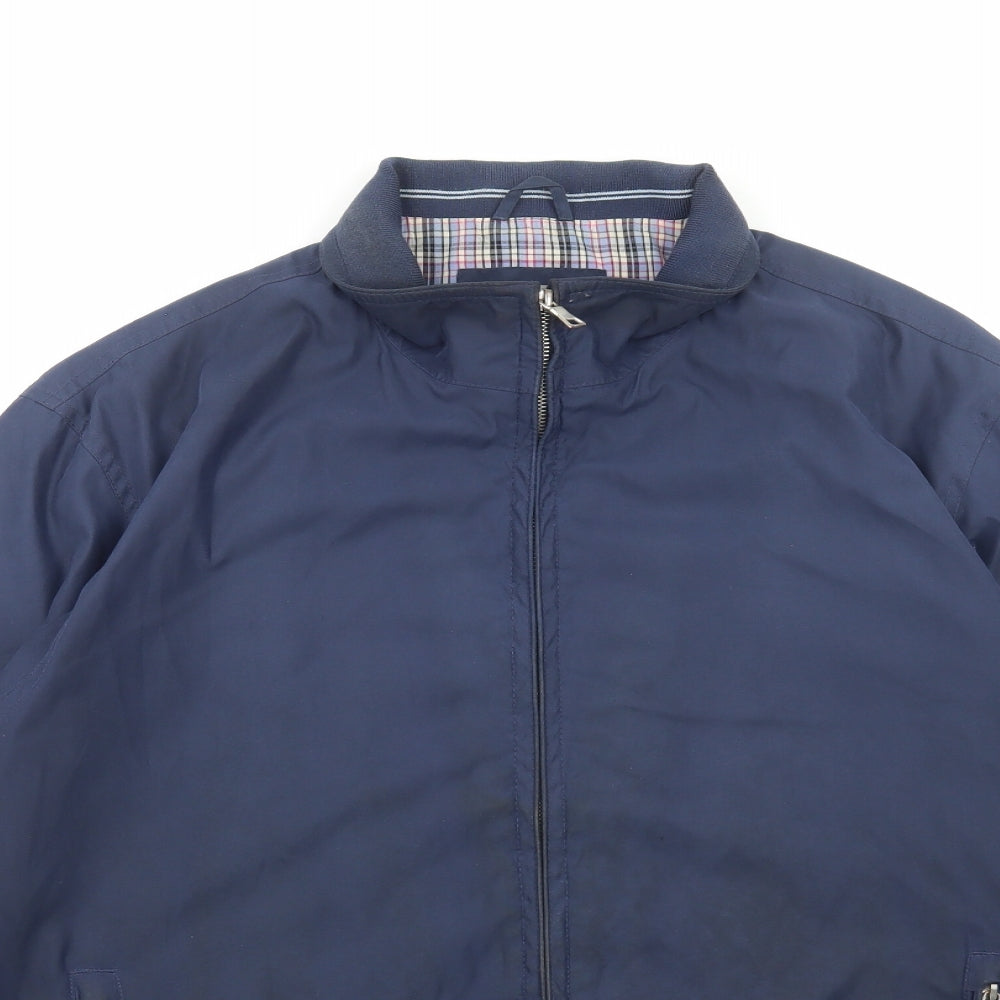 Marks and Spencer Mens Blue Jacket Size XL Zip