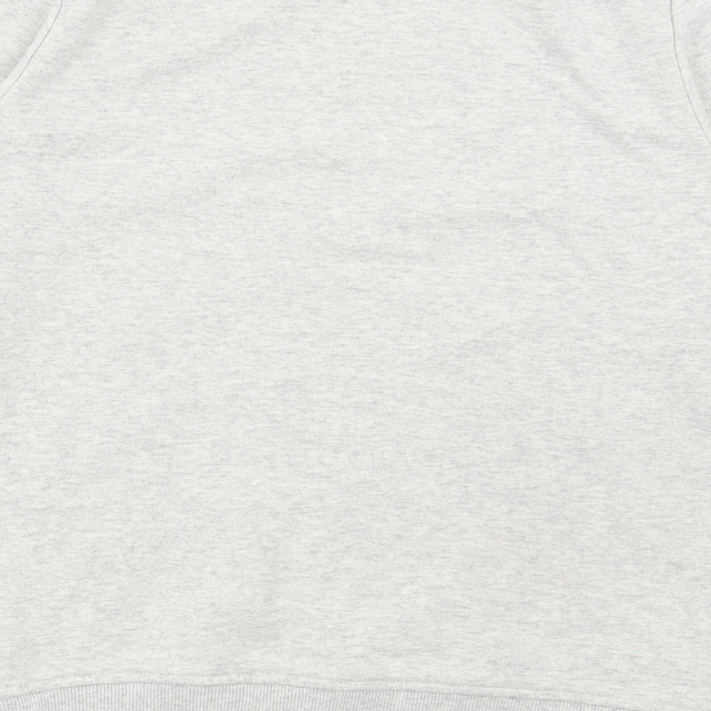 JACK & JONES Mens Grey Cotton Pullover Sweatshirt Size M