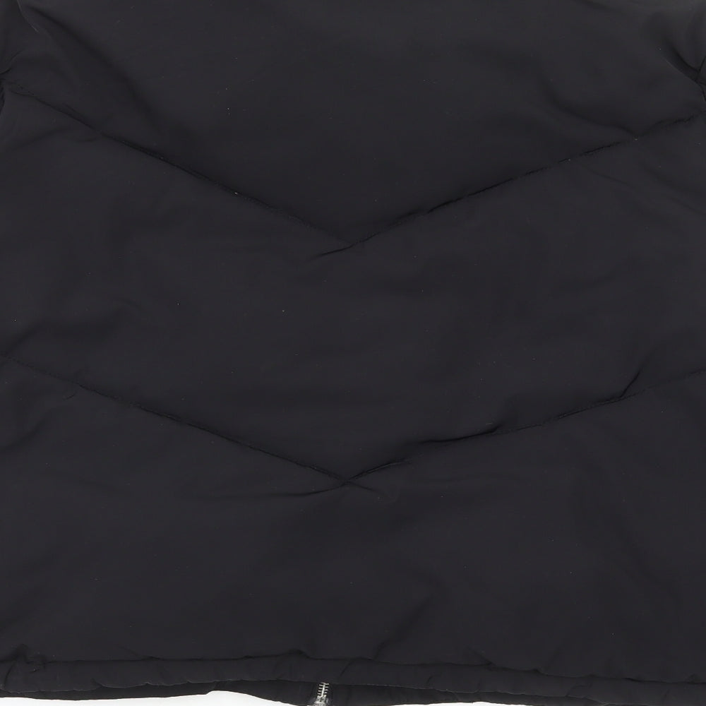 H&M Womens Black Bomber Jacket Jacket Size M Zip