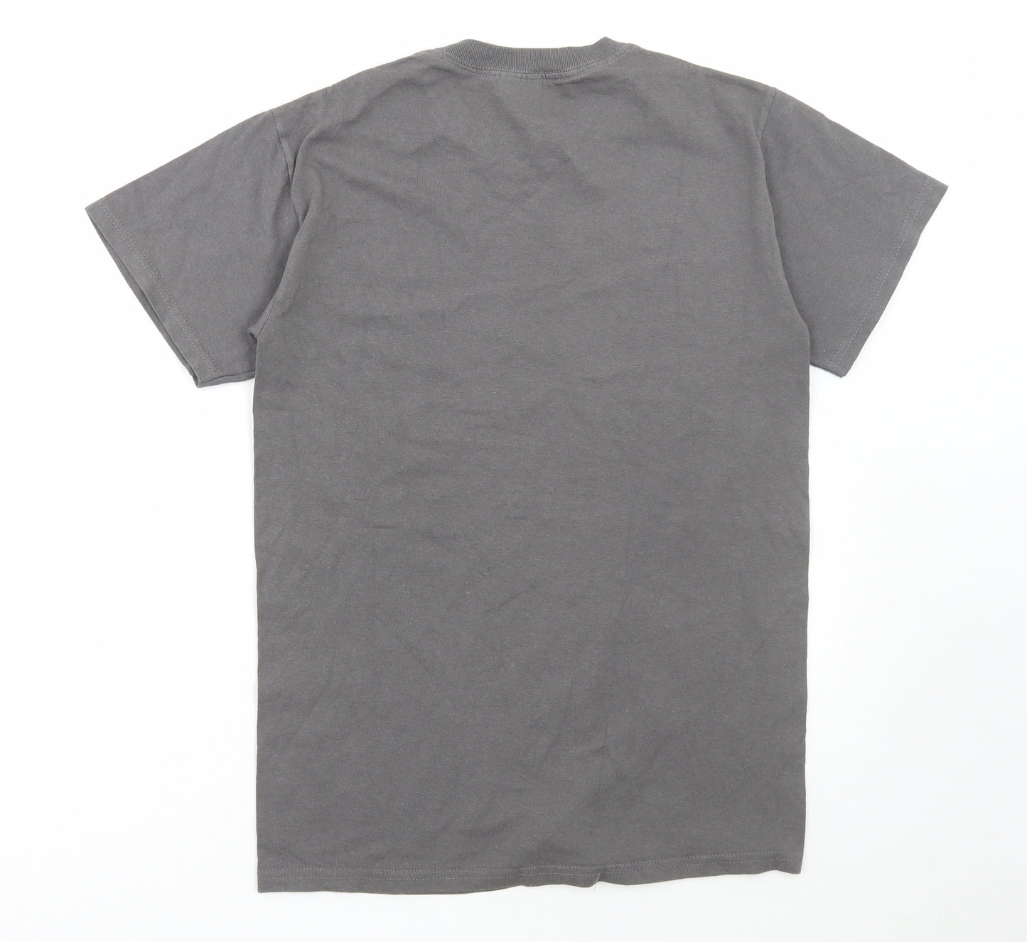 Gildan Mens Grey Cotton T-Shirt Size S Round Neck - Lowden Guitars