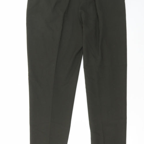 Blanchelle Womens Green Polyester Trousers Size 16 L30 in Regular Zip