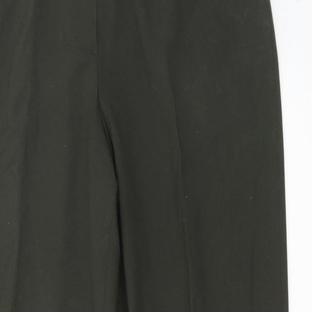 Blanchelle Womens Green Polyester Trousers Size 16 L30 in Regular Zip