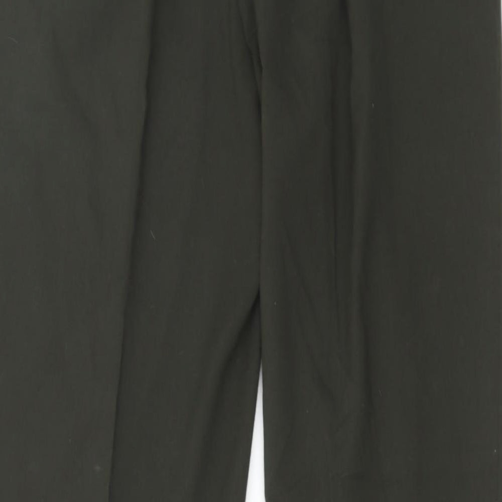 Blanchelle Womens Green Polyester Trousers Size 16 L30 in Regular Zip