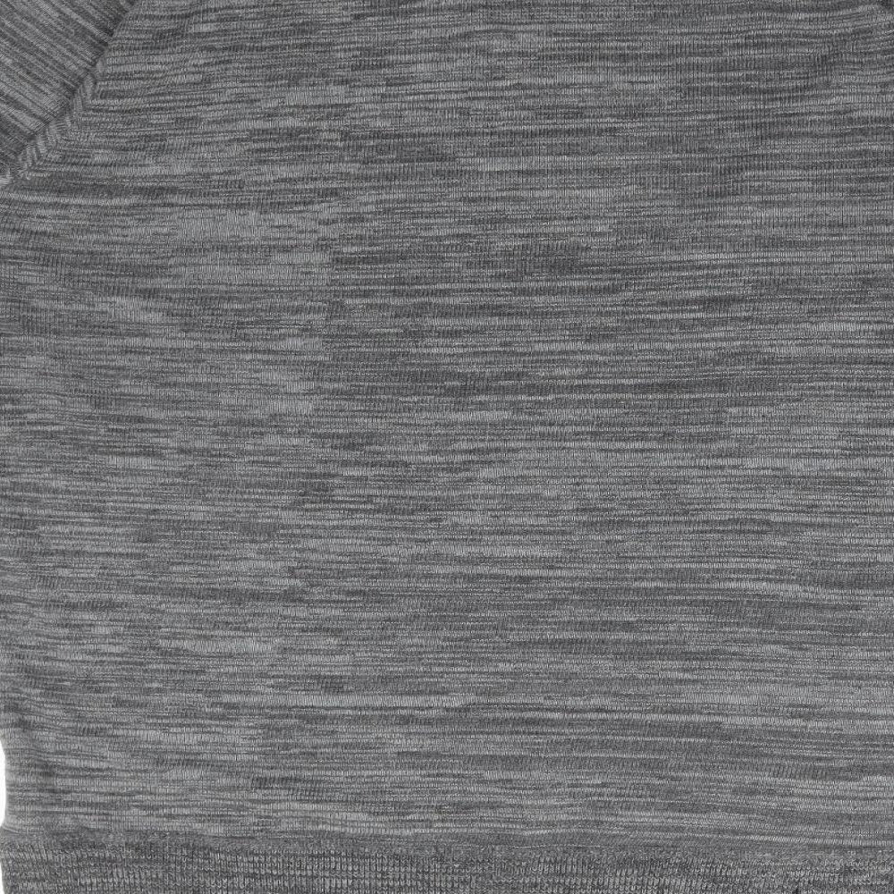 HUGO BOSS Mens Grey Round Neck Polyester Pullover Jumper Size 2XL
